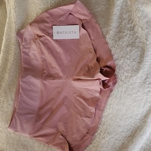 Athleta Pink Workout Shorts Woman's Size 1X